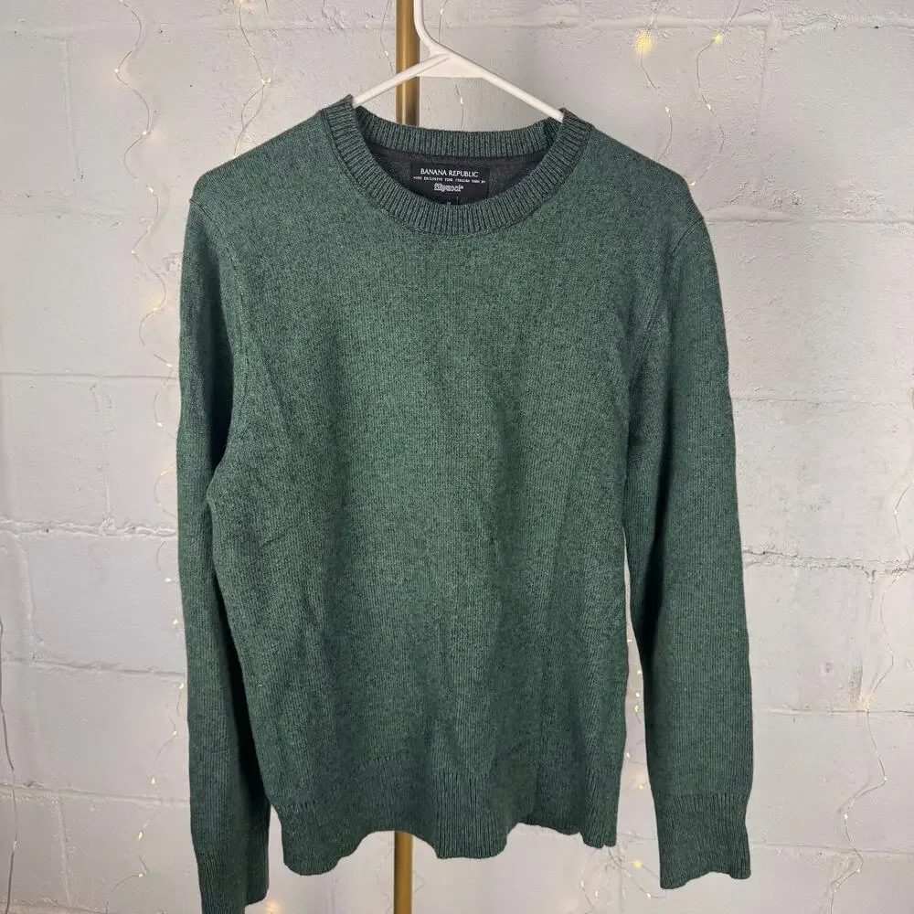 banana republic men's M Filpucci Italian merino wool blend crewneck sweater